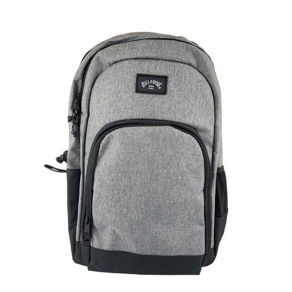Billabong Command Backpack book lap top bag Black Grey New - Picture 1 of 10